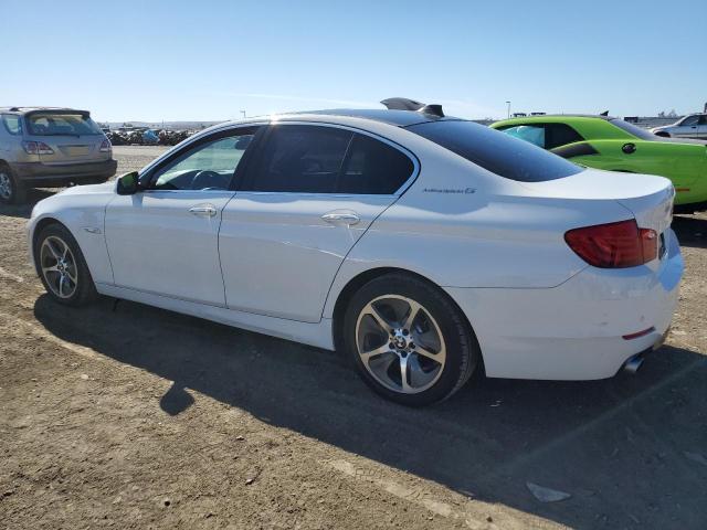 BMW 535 I HYBR 2013 white sedan 4d hybrid engine WBAFZ9C56DD090472 photo #3