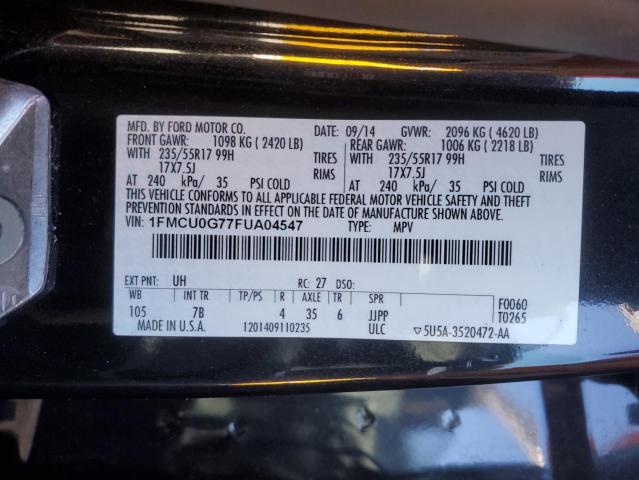 2015 FORD ESCAPE SE - 1FMCU0G77FUA04547