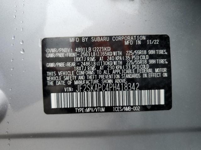 2023 SUBARU FORESTER L - JF2SKAPC4PH418342