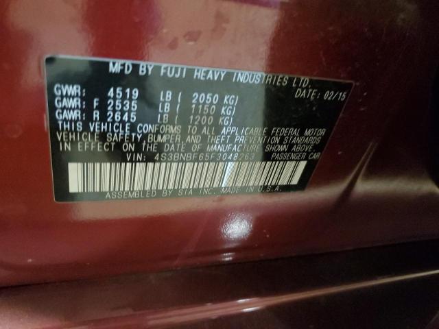 2015 SUBARU LEGACY - 4S3BNBF65F3048263