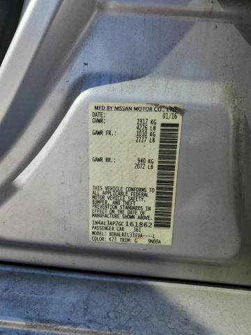 2016 NISSAN ALTIMA 2.5 - 1N4AL3AP2GC161862