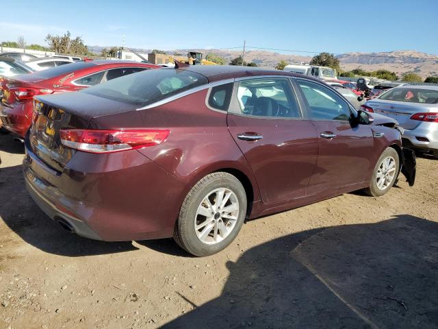 KIA OPTIMA LX 2018 maroon  gas 5XXGT4L31JG195691 photo #4