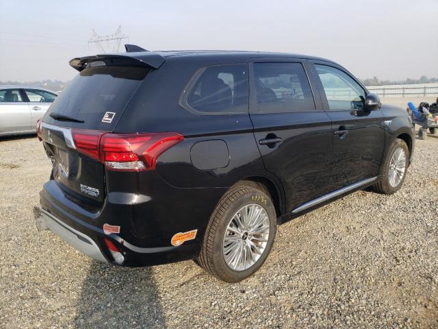 MITSUBISHI OUTLANDER 2019 black  hybrid engine JA4J24A54KZ044589 photo #4