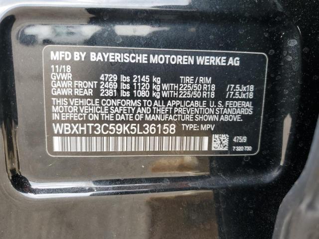 VIN WBXHT3C59K5L36158 2019 BMW X1, Xdrive28I no.12