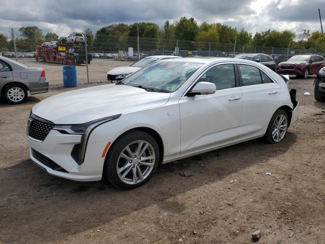 CADILLAC CT4 LUXURY 2021 white  gas 1G6DK5RK7M0147695 photo #1