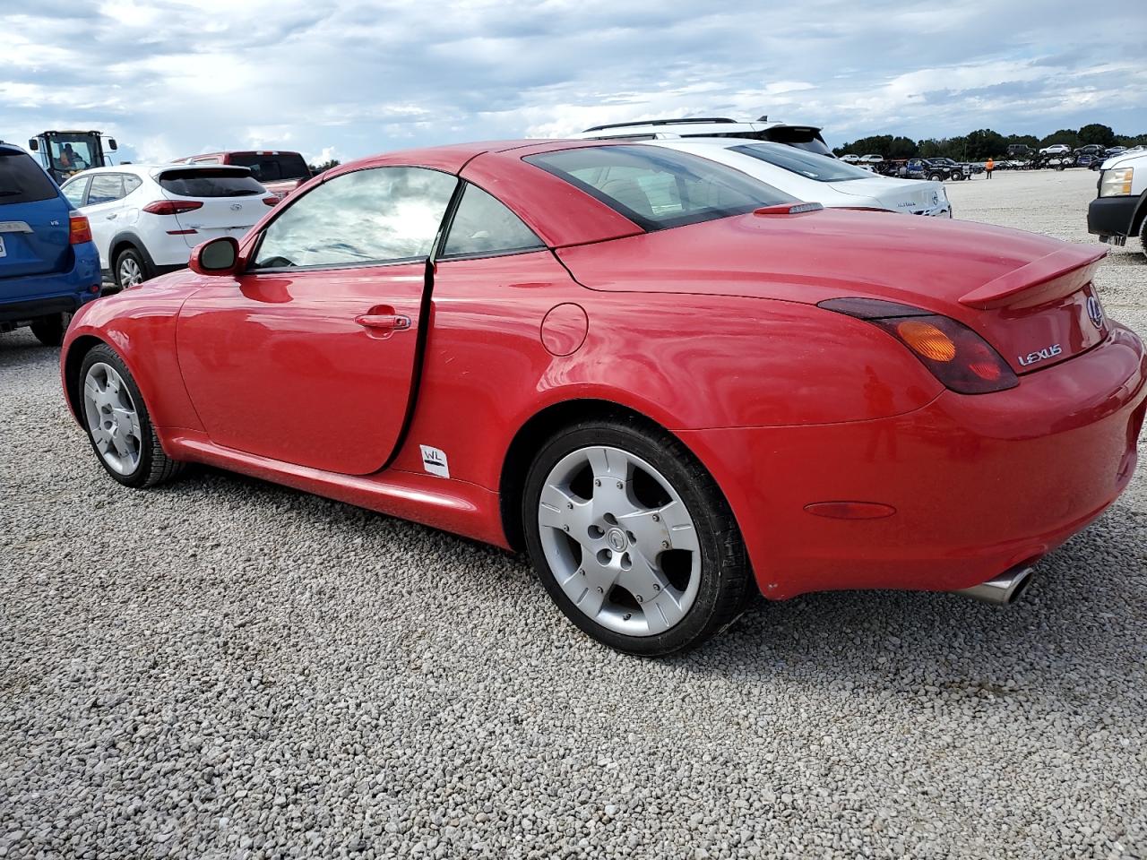 LEXUS SC 430 2004 red  gas JTHFN48Y540058333 photo #3