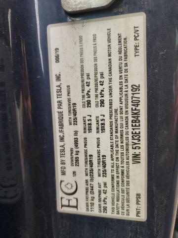 2019 TESLA MODEL 3 - 5YJ3E1EB4KF407192