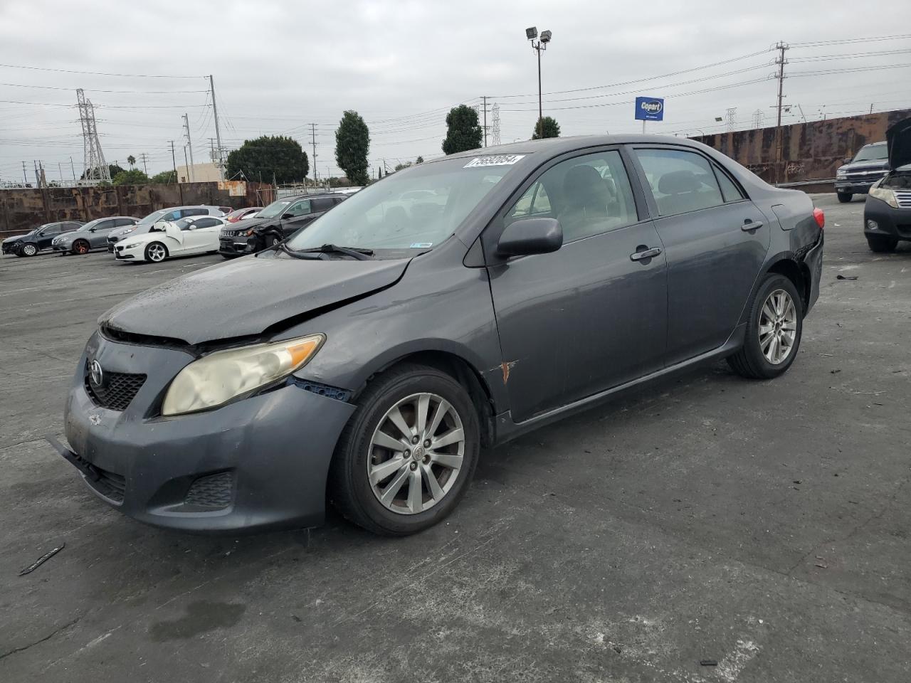 TOYOTA COROLLA 2009 black  gas 1NXBU40E39Z111322 photo #1