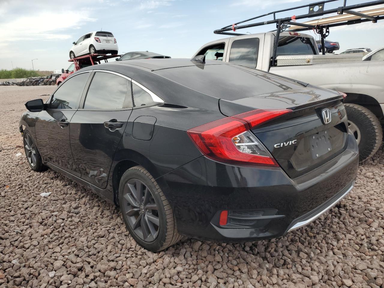 Lot #2893538343 2019 HONDA CIVIC EXL