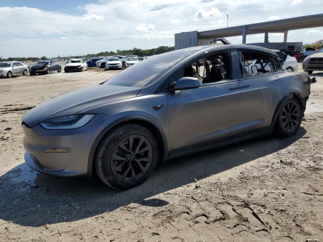 TESLA MODEL X 2022 charcoal  electric 7SAXCAE59NF346625 photo #1