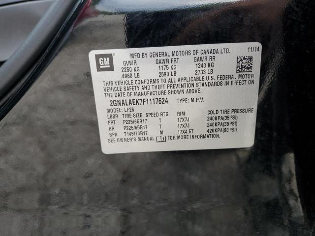 VIN 2GNALAEK7F1117624 2015 Chevrolet Equinox, LS no.13