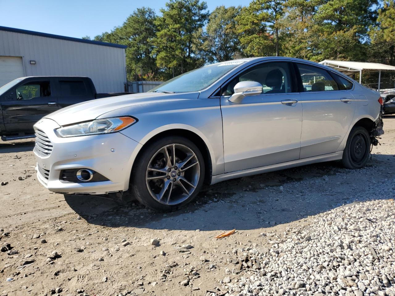 Lot #2921275931 2014 FORD FUSION TIT