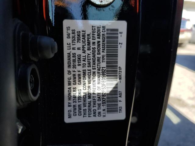 2015 HONDA CIVIC LX - 19XFB2F53FE059921