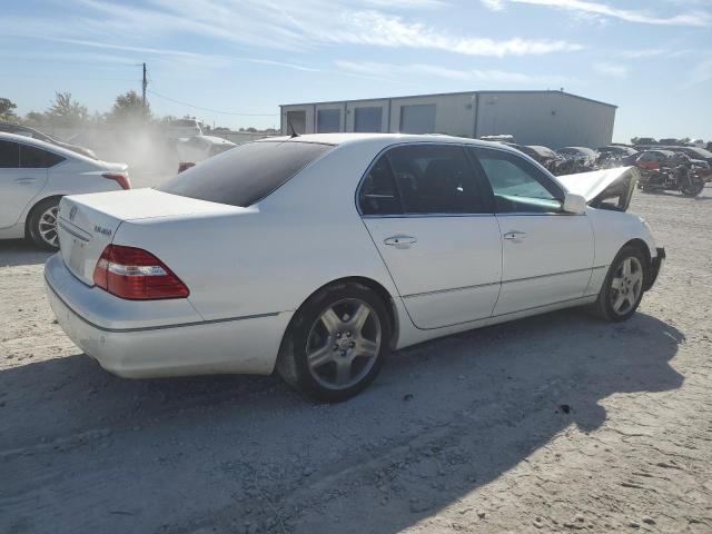 LEXUS LS 430 2005 white  gas JTHBN36F550178743 photo #4