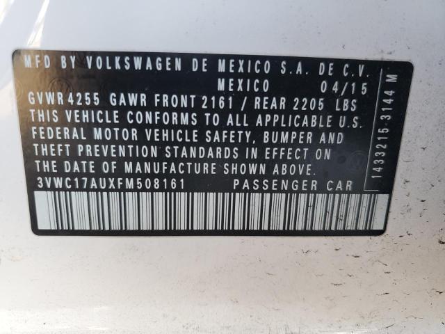2015 VOLKSWAGEN GOLF SPORT - 3VWC17AUXFM508161