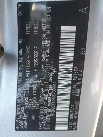 2016 TOYOTA SIENNA LE - 5TDKK3DC9GS738993
