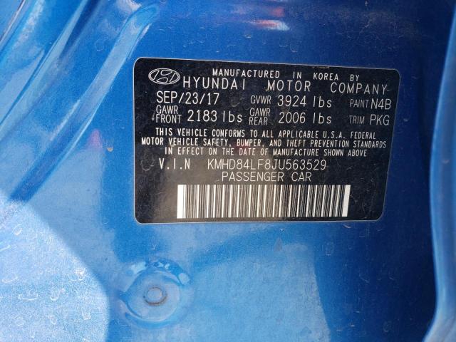 2018 HYUNDAI ELANTRA SE - KMHD84LF8JU563529