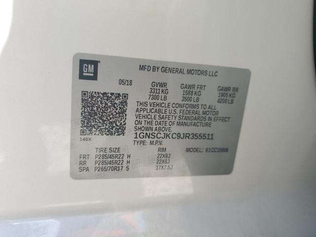 2018 CHEVROLET SUBURBAN C - 1GNSCJKC9JR355511