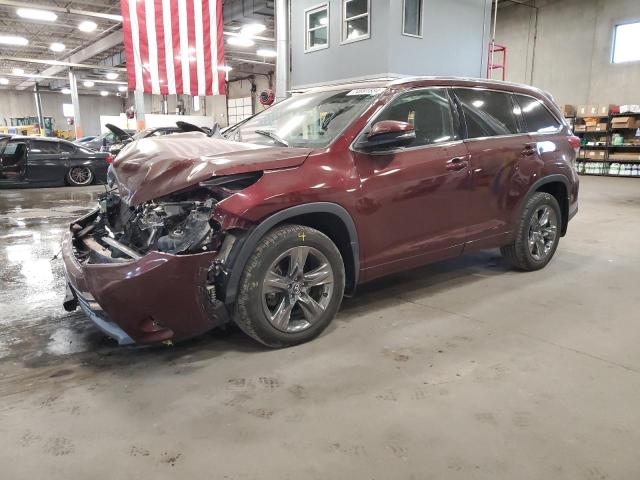 VIN 5TDDZRFH8JS841894 2018 Toyota Highlander, Limited no.1