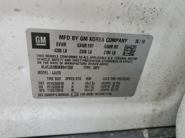 2019 BUICK ENCORE PRE - KL4CJASB0KB941268