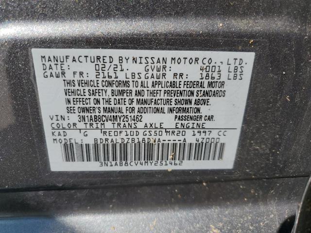 2021 NISSAN SENTRA SV - 3N1AB8CV4MY251462