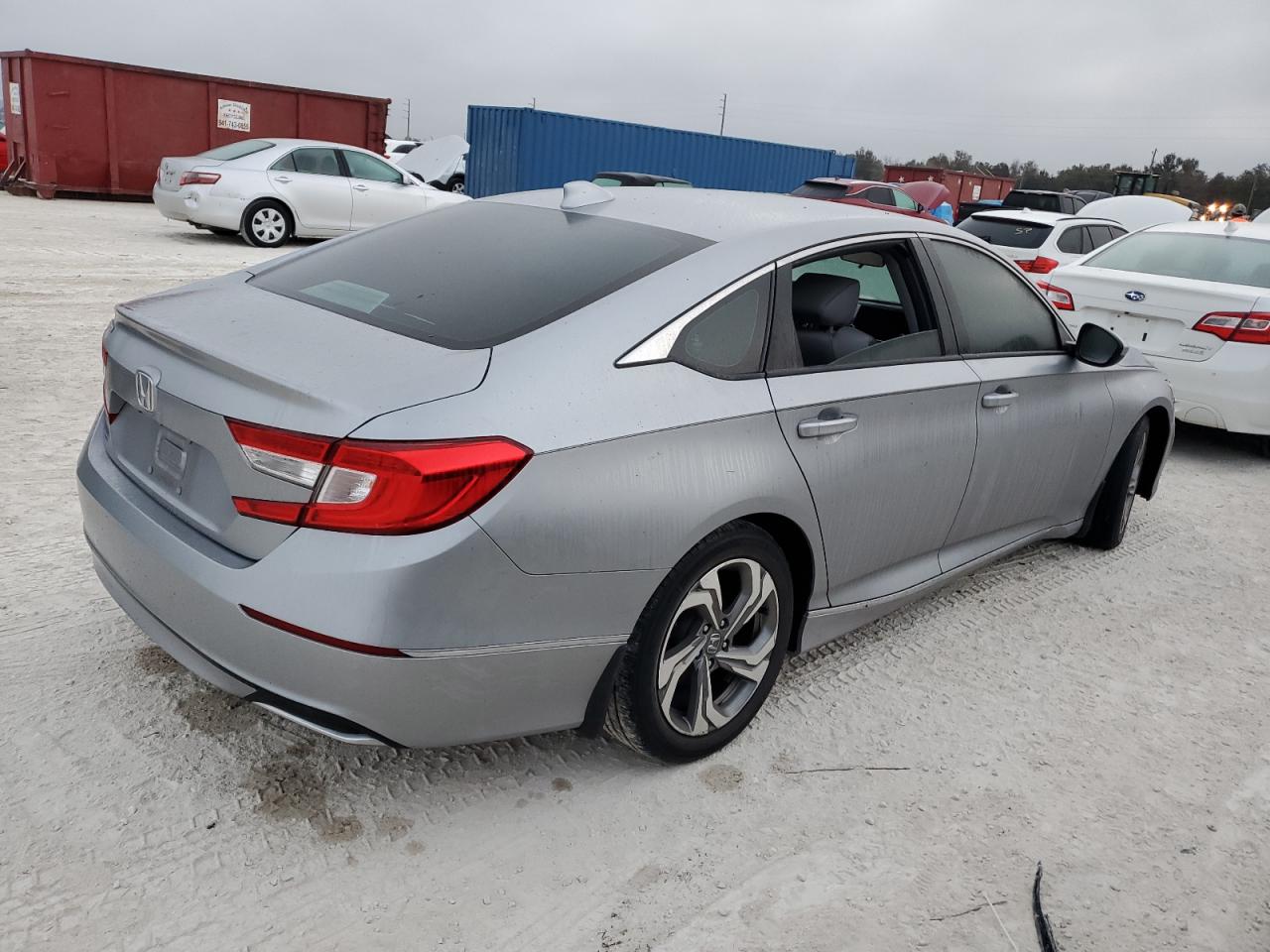 HONDA ACCORD EX 2018 silver  gas 1HGCV1F41JA075804 photo #4