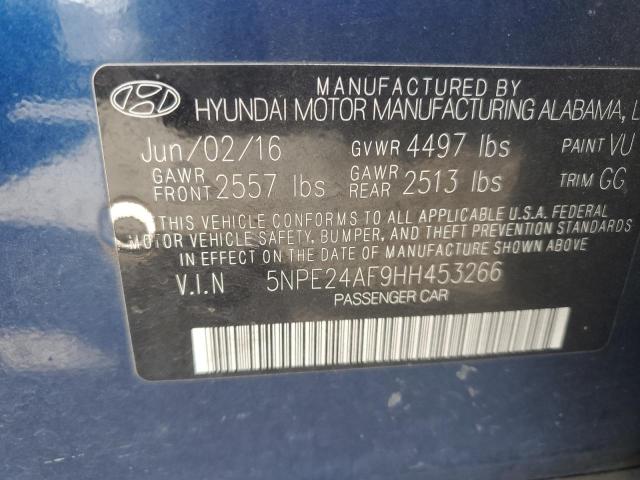 2017 HYUNDAI SONATA SE - 5NPE24AF9HH453266