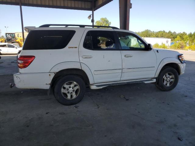 TOYOTA SEQUOIA LI 2001 white  gas 5TDBT48A41S030606 photo #4