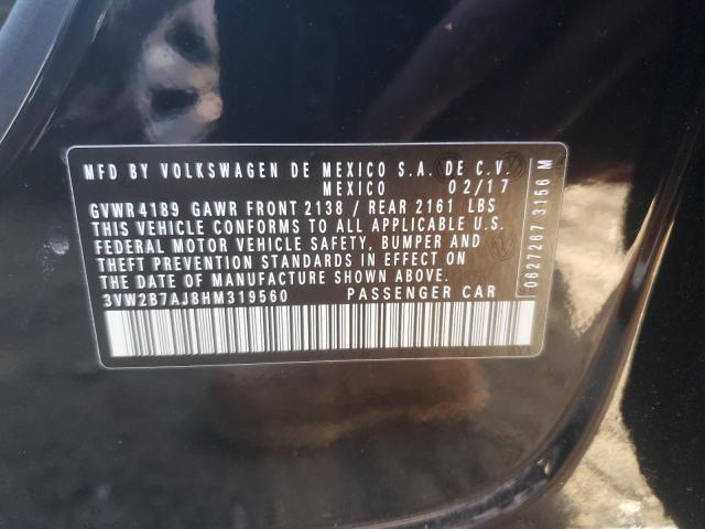 2017 VOLKSWAGEN JETTA S - 3VW2B7AJ8HM319560
