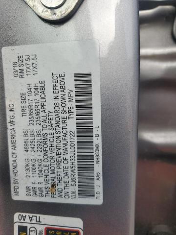 2018 HONDA CR-V LX - 5J6RW5H33JL001722