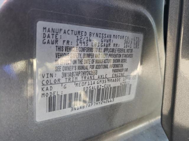 2017 NISSAN SENTRA S - 3N1AB7AP7HY242663