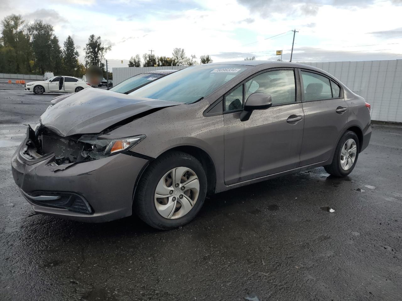 Lot #2938452439 2013 HONDA CIVIC LX