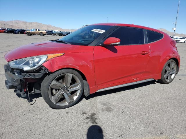 HYUNDAI VELOSTER T 2013 red coupe 3d gas KMHTC6AE5DU163819 photo #1