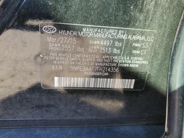 2015 HYUNDAI SONATA SPO - 5NPE34AF7FH214356