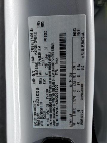 2021 FORD F-150 1FTEW1CPXMKD97200