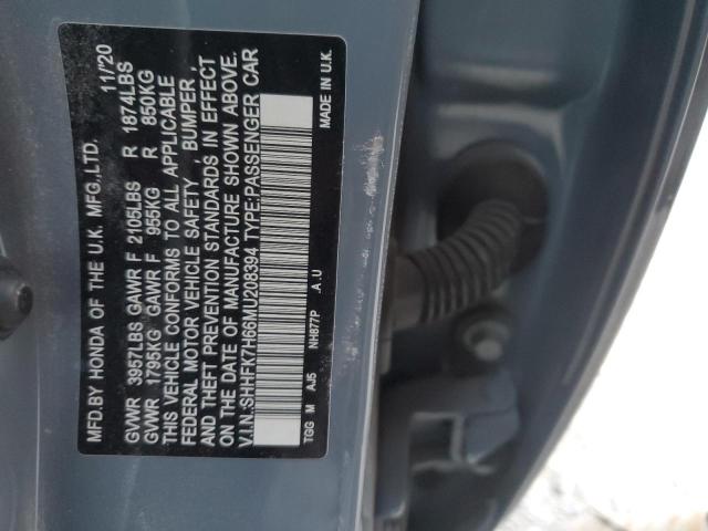 2021 HONDA CIVIC EX - SHHFK7H66MU208394