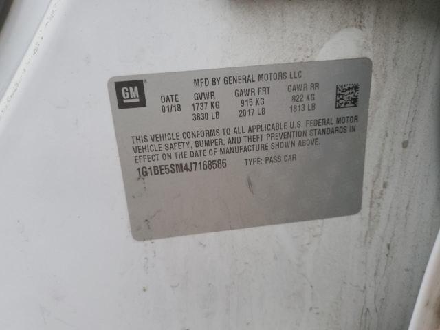 2018 CHEVROLET CRUZE LT - 1G1BE5SM4J7168586