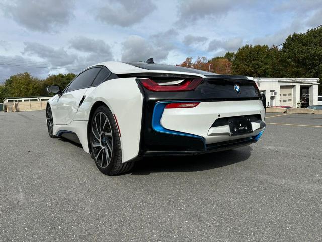 BMW I8 2015 white coupe hybrid engine WBY2Z2C53FV392080 photo #3