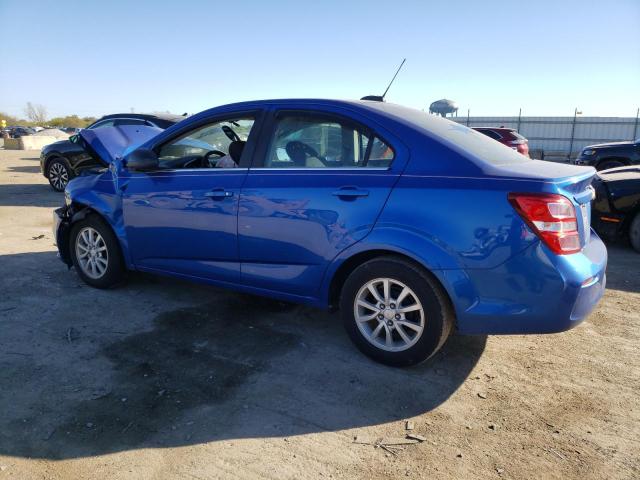 CHEVROLET SONIC LT 2018 blue  gas 1G1JD5SH9J4116955 photo #3