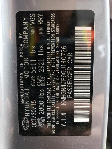 2016 HYUNDAI GENESIS 3. - KMHGN4JE9GU140726