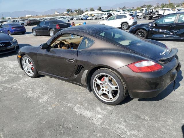 PORSCHE CAYMAN S 2008 black coupe gas WP0AB29878U782238 photo #3