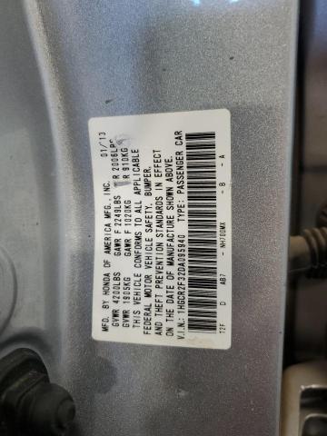 VIN 1HGCR2F32DA095940 2013 Honda Accord, LX no.12