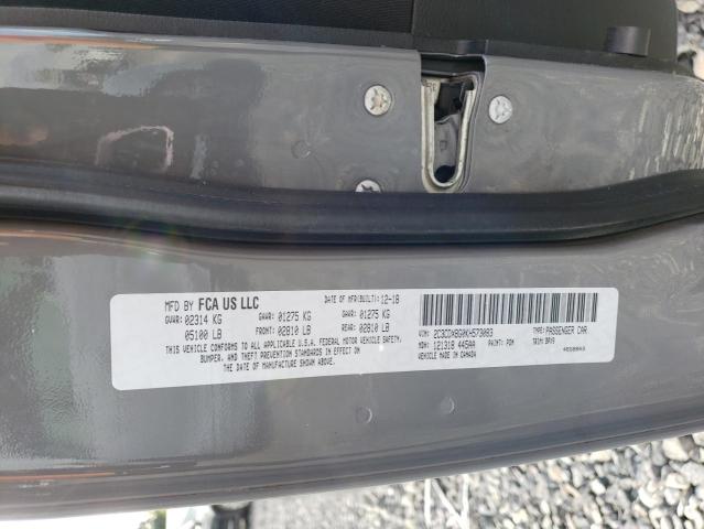 2019 DODGE CHARGER SX - 2C3CDXBG0KH573083