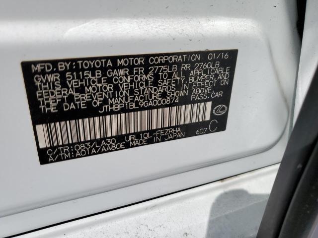 2016 LEXUS GS-F JTHBP1BL9GA000874