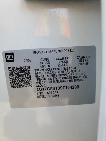 2025 CHEVROLET MALIBU RS - 1G1ZG5ST3SF104238