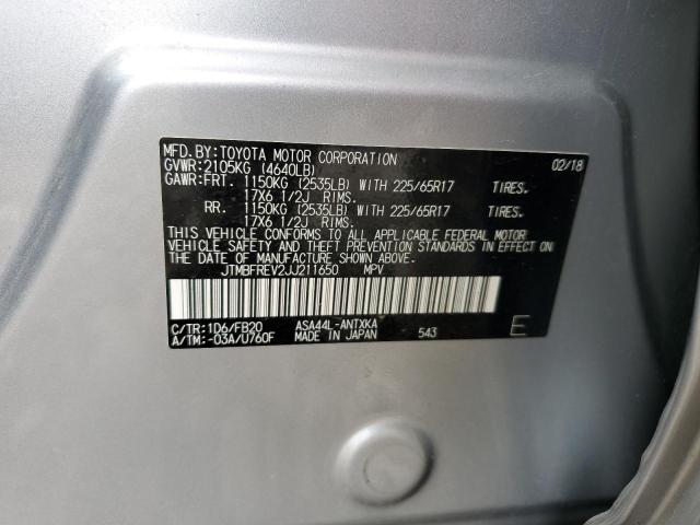 2018 TOYOTA RAV4 LE - JTMBFREV2JJ211650