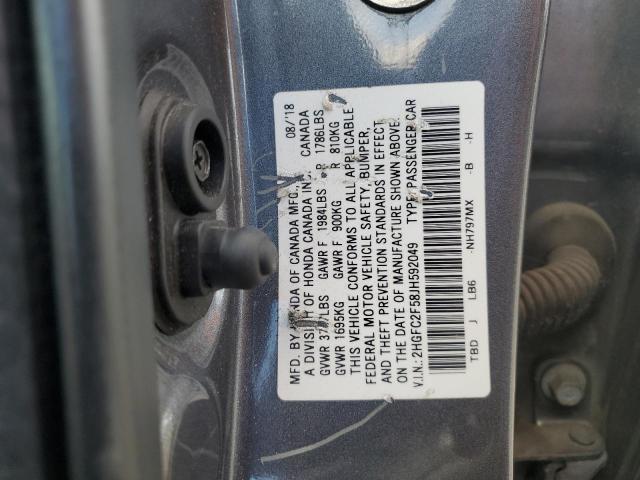 2018 HONDA CIVIC LX - 2HGFC2F58JH592049
