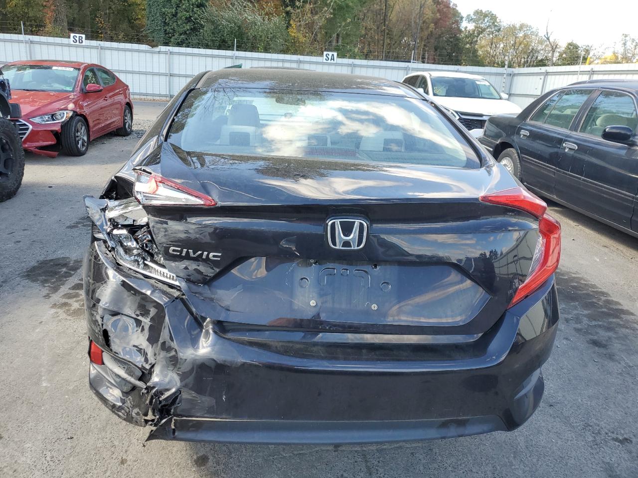 Lot #2945289518 2018 HONDA CIVIC LX