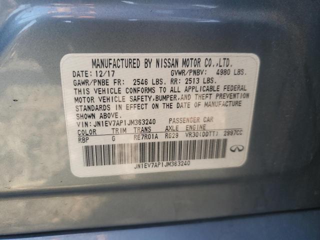2018 INFINITI Q50 LUXE - JN1EV7AP1JM363240