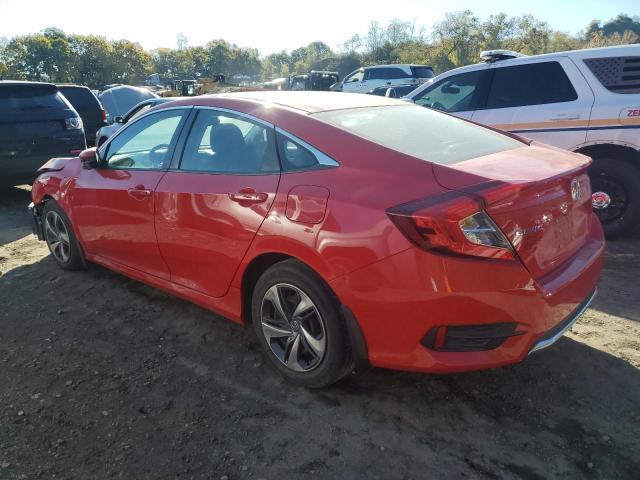 HONDA CIVIC LX 2021 red  gas 2HGFC2F66MH533076 photo #3